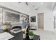 Bright office space featuring modern decor, built-in shelves, and a sleek desk area at 667 Palisade Rim Dr, Henderson, NV 89012