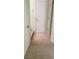 Hallway featuring carpeted flooring and an entry door at 7342 Tanglewood Park St, Las Vegas, NV 89166
