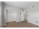 Bedroom with standard closet, neutral walls and carpet, and an electrical outlet at 8250 N Grand Canyon Dr # 1084, Las Vegas, NV 89166