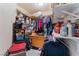 Walk-in closet offering ample storage space with shelves and hanging racks at 8455 W Sahara Ave # 287, Las Vegas, NV 89117