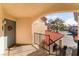 Inviting condo entryway with a welcoming wreath on the front door, showing a well kept living space at 8455 W Sahara Ave # 287, Las Vegas, NV 89117