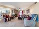 Comfortable living room with plush seating, a stone fireplace, and an inviting atmosphere at 8455 W Sahara Ave # 287, Las Vegas, NV 89117