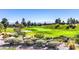 Enjoy the golf course views and manicured landscaping in this lush green space at 8513 Glenmount Dr, Las Vegas, NV 89134
