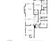 Detailed floor plan showing layout of rooms, dimensions, and features at 9037 Picket Fence Ave, Las Vegas, NV 89143