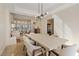 Bright dining room with a view to the kitchen and living room at 1508 Sun Copper Dr, Las Vegas, NV 89117