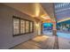 Covered patio with view to the yard at 2248 Carrizo Way, Henderson, NV 89052