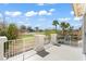 Enjoy beautiful views of the golf course from this private balcony, a perfect spot for relaxation at 2445 Antler Point Dr, Henderson, NV 89074