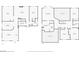 Detailed floor plan showcasing the layout of the home, including room dimensions and features at 2445 Antler Point Dr, Henderson, NV 89074