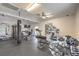 Well-equipped gym with modern fitness machines, weights, and punching bag for a complete workout at 2744 Ironside Dr, Las Vegas, NV 89108