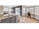 Open-concept kitchen with granite countertops, stainless steel appliances, and seamless flow to the living area at 2744 Ironside Dr, Las Vegas, NV 89108