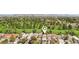 Aerial view of cozy neighborhood homes with golf course and city views at 3177 Bel Air Dr, Las Vegas, NV 89109
