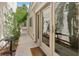 Exterior of home with a path and double doors leading to interior at 3177 Bel Air Dr, Las Vegas, NV 89109