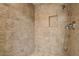 Modern shower features tiled walls and a handheld shower head at 3177 Bel Air Dr, Las Vegas, NV 89109