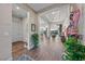 Spacious foyer with wood floors, high ceilings, and open sightlines to living areas at 35 Via Rizzuto, Henderson, NV 89011
