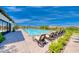 Inviting community pool area with lounge chairs and lush landscaping at 35 Via Rizzuto, Henderson, NV 89011