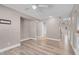 Versatile loft area with neutral walls, ceiling fan, and doorway, creating a flexible living space at 42 Megan Dr, Henderson, NV 89074