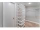 Walk-in closet featuring shelving for storage at 4817 Friar Ln, Las Vegas, NV 89130