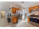 Bright kitchen featuring stainless steel appliances and seamless access to the living spaces at 4817 Friar Ln, Las Vegas, NV 89130