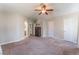 Spacious carpeted main bedroom with access to the ensuite bathroom at 4817 Friar Ln, Las Vegas, NV 89130
