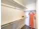 Walk-in closet with shelving, hanging bars, and organized storage for clothes and accessories at 4828 Lilac Ridge Ave # 26, Las Vegas, NV 89141