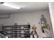 Garage interior with shelving and utilities at 4993 Birchland Manor Ave, Las Vegas, NV 89139