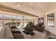 Cozy sun room with sliding glass doors and furniture at 5231 E Chasemoor St, Pahrump, NV 89061