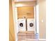 Convenient laundry room featuring washer and dryer hookups at 6348 Blue Twilight Ct, Las Vegas, NV 89108