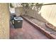 Enclosed outdoor patio area with air conditioning units at 6348 Blue Twilight Ct, Las Vegas, NV 89108
