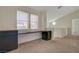 Loft area featuring built-in desk and ample natural light at 8329 Telescope Peak Ct, Las Vegas, NV 89145