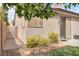 Private backyard includes mature trees and patio space, great for entertaining at 8912 Galena Crossing St, Las Vegas, NV 89123