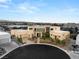 Striking exterior of a modern home with unique architectural details and desert landscaping at 9780 Solar Ave, Las Vegas, NV 89149