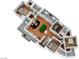 Detailed 3D floor plan showcasing the bedroom and common space layouts of this home at 9780 Solar Ave, Las Vegas, NV 89149