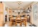 Spacious dining room features wood floors and lots of room to entertain at 1252 N Sloan Ln, Las Vegas, NV 89110