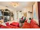 Open-concept living room with hardwood floors and lots of natural light at 1252 N Sloan Ln, Las Vegas, NV 89110