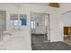Bright, spacious bathroom with dual sinks, a glass shower, and modern design elements at 1830 Ginger Blossom Ave, North Las Vegas, NV 89031