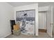Spare bedroom showing a curtained closet storage area at 1830 Ginger Blossom Ave, North Las Vegas, NV 89031