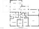Detailed floorplan showcasing the layout of the home, including room dimensions and key features at 1830 Ginger Blossom Ave, North Las Vegas, NV 89031