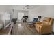 Home office featuring modern furniture, a dedicated workspace, and abundant natural light at 1830 Ginger Blossom Ave, North Las Vegas, NV 89031