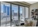 Condo balcony with comfortable seating and expansive views of the Las Vegas skyline at 222 Karen Ave # 1804, Las Vegas, NV 89109