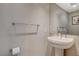 Modern bathroom featuring pedestal sink and chrome fixtures at 222 Karen Ave # 1804, Las Vegas, NV 89109