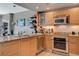 Contemporary kitchen features stainless steel appliances and granite countertops, perfect for cooking at 222 Karen Ave # 1804, Las Vegas, NV 89109