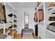 Walk-in closet with custom shelving and storage, providing ample space for clothes and accessories at 3000 Morning Ridge Dr, Las Vegas, NV 89134