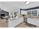 Bright kitchen with stainless steel appliances and an open concept connects to the living area for entertaining at 3000 Morning Ridge Dr, Las Vegas, NV 89134