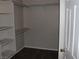 Walk in closet with shelves and rod at 3020 Peggy Ave, Pahrump, NV 89048