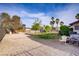 Expansive backyard with palm trees and space at 3100 Garehime St, Las Vegas, NV 89108