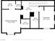 Detailed floor plan includes primary bedroom, bedroom, WIC, and hall with multiple baths at 3840 Belle Glade St # 104, Las Vegas, NV 89129