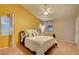 Inviting bedroom features a comfortable bed, soft lighting, and soothing neutral tones at 4517 Inez Dr, Las Vegas, NV 89130