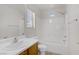 Well-maintained bathroom featuring a tub and shower combination, vanity with sink, and fixtures at 5135 Paradise Valley Ave, Las Vegas, NV 89156