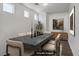 Contemporary dining room with sleek table, stylish seating, and ample natural light at 5135 Paradise Valley Ave, Las Vegas, NV 89156