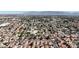 Expansive aerial view showcasing the landscape, neighborhood, and overall city layout at 6509 Old Oxford Ave, Las Vegas, NV 89108
